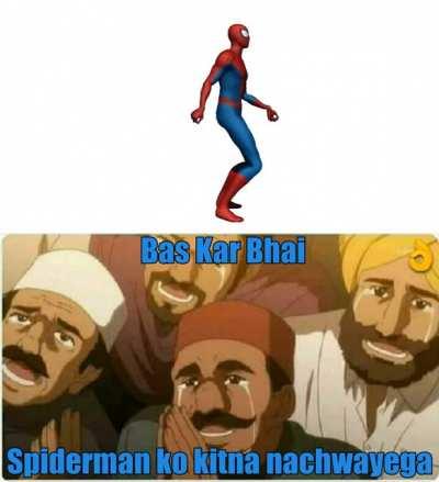 Someone send Spiderman to India's Got Talent, reddit does not deserve his talent