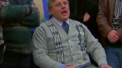 Get back, ye bastard, I'll break yer legs.