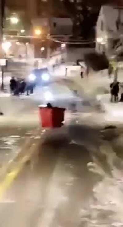 WCGW Hitting A Cop Car