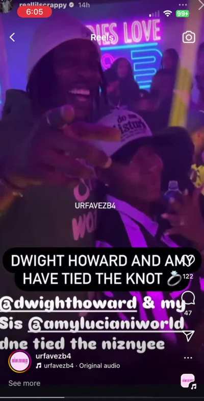 Amy got married to Dwight Howard?!