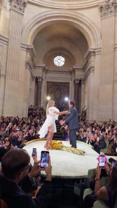 'Heidi was the bride at the Vivienne Westwood Spring/Summer 2026 Show' - IG October 2025