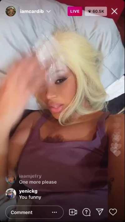 Cardi B Nip Slip