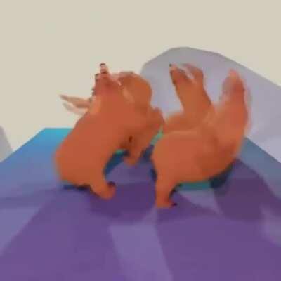 My last living brain cell as I nuke it with an entire bottle of otc cough medicine