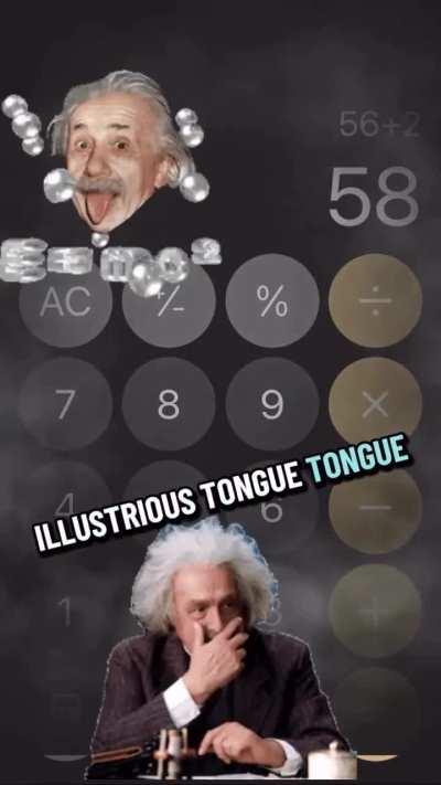 Ayo what is Einstein doing💀💀