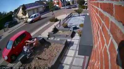 I don't know which hurt more. The stone or the spikes...