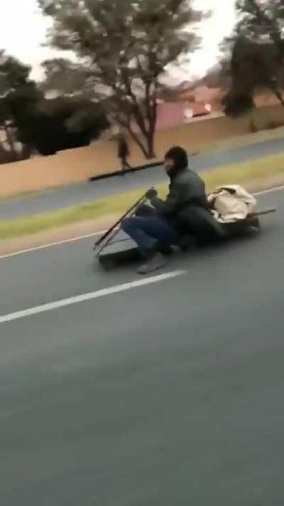 Sleigh ride according to South Africa