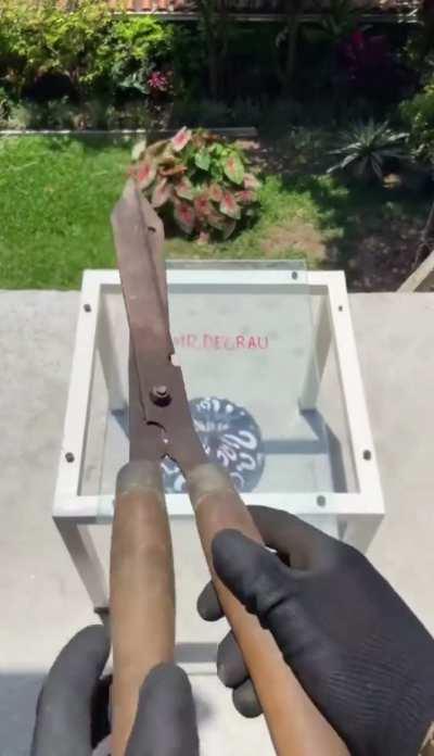 What do you think will break the glass? 