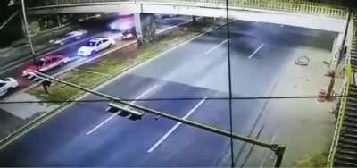 WCGW crossing under a bridge with your load up