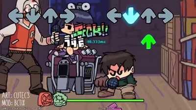 So I turned Dead by Daylight into Friday Night Funkin' (Art: Me, Modding: @BCT2006)