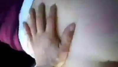 Public blowjob with hijabi milf