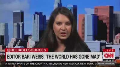 Awesome Bari Weiss takes on Brian Stelter about the clown world we are in. This is what an empowered woman looks like.