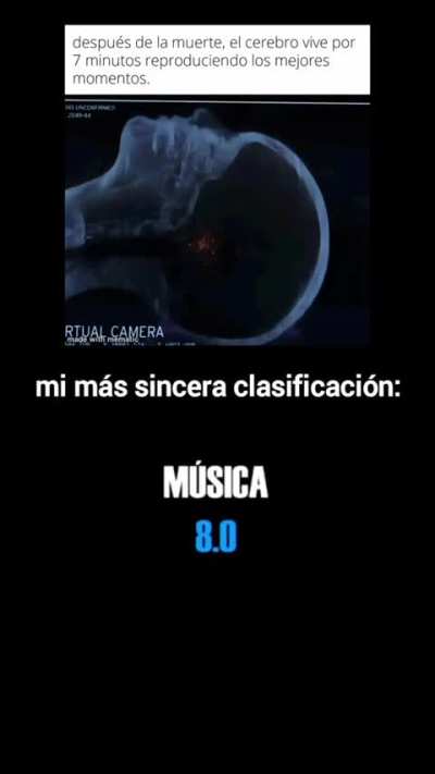 Sabían que el ultimo sentido en morir es el oído? Puedes escuchar unos últimos 7 segundos antes de morir totalmente