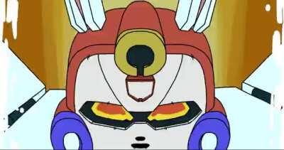 Shubangelion faces Pekodam Gettai Mikochar by @HerlJoshwing