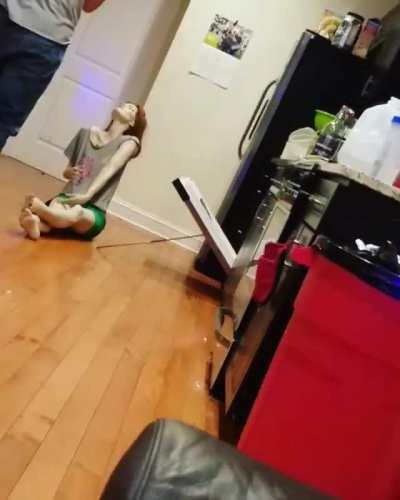 When some idiot has a katana