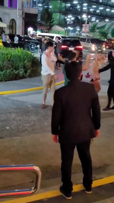 When you get into your first 10 years old style fist-fight but you are already a drunk adult..