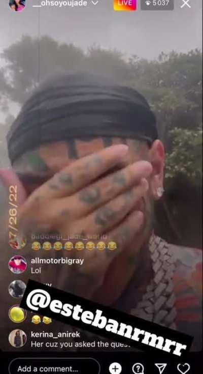 Jade’s twerk from yesterday ig live