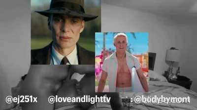 In this leaked deleted scene from Barbie, Oppenheimer crashes into the set and does this to Ken!