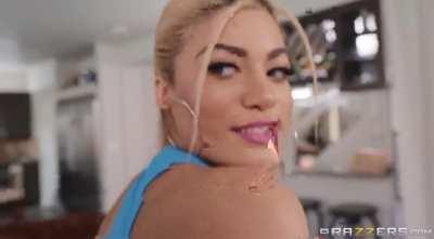 Amber Alena Seduces her personal trainer