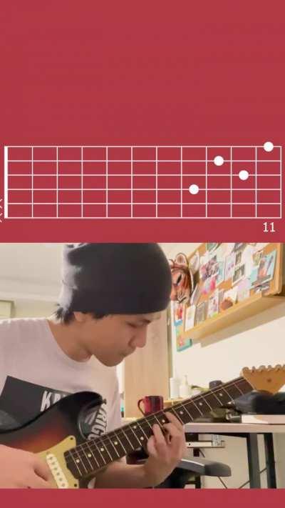 Transcribed the gorgeous Rhodes loop Dilla used on Look Of Love (remix) on guitar