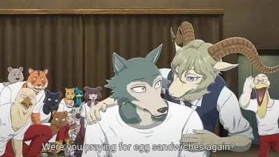 Pina grew a third horn for Legosi.. (season 2 ep 3 spoilers)