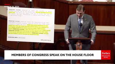 NY Congressman Dan Goldman reads part of an unredacted victims statement about Trump from on the House floor today