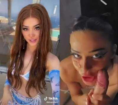 From tiktok to sucking cock 😍