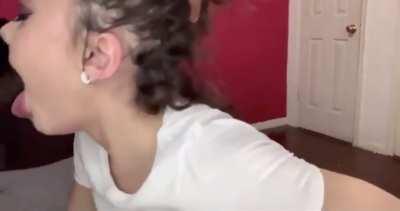 She’s so cute with it 😩