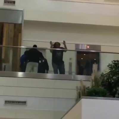 Me testing to see if the game I'm playing has fall damage.