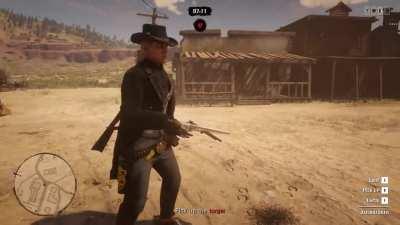 These gun spinning tricks are getting out of hand (amusing animation glitch)