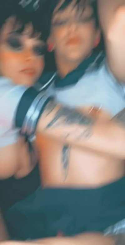 Dressed up in cute outfits and let my husband fuck us (OC)