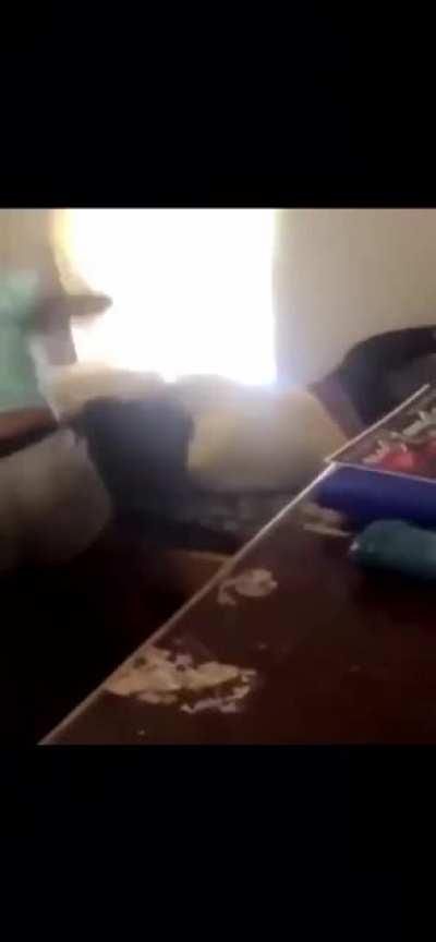 no honor amongst thots.. pulled up on what looks to be the side piece while she’s sleeping