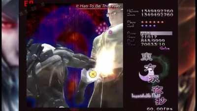 Standing here, i realize he is a Touhou player