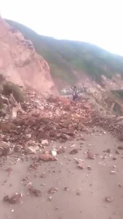 Witch tried to stop landslide with powers but wasnt high enough level