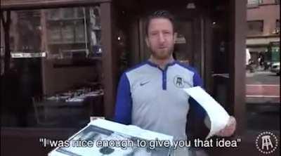 Single most chaotic Pizza review