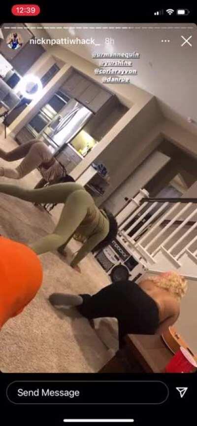 Twerking at Dan’s house