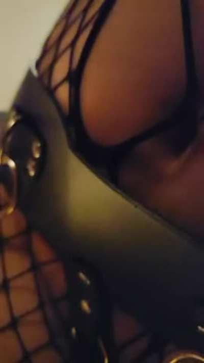 [f] Cumming while being watched and restrained [M]