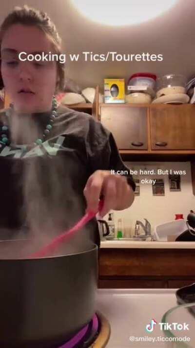 Quite possibly the most forced one I’ve ever seen! I checked and the video after this one has no tics whatsoever.