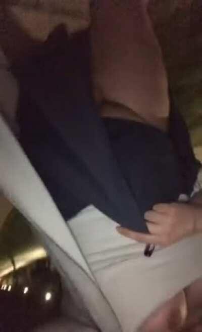 Last night I let a stranger cum on my tits in a park. I walked home after with my boobs out and covered in cum.. hoping another man would [f]ind me and use me.