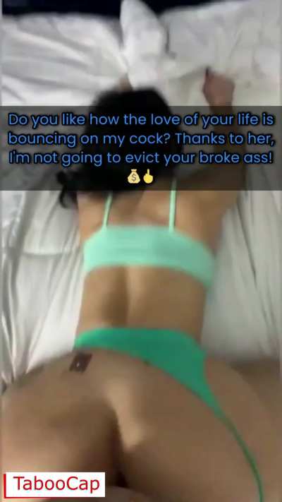 Your Broke Ass Didn’t Pay Rent, so Your Landlord Fucked a Baby in Your Wife!