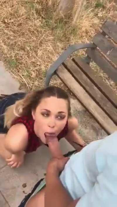 On Her Knees - Outdoor