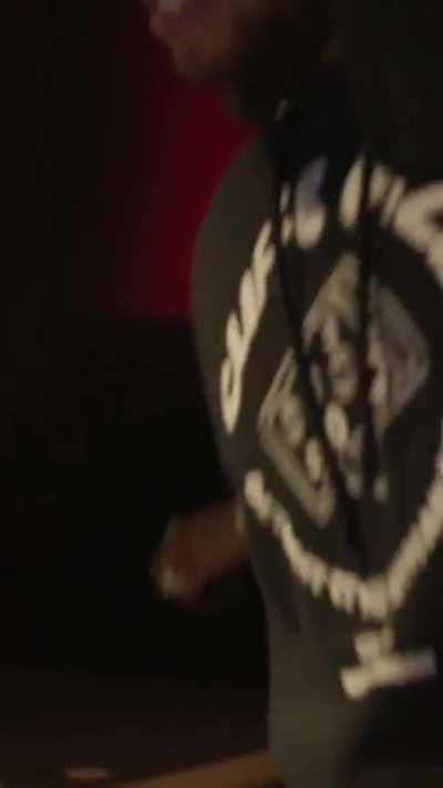 Actual footage of @travisscott taking over iHeartRadio!!