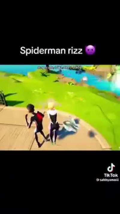 spiderman rizz