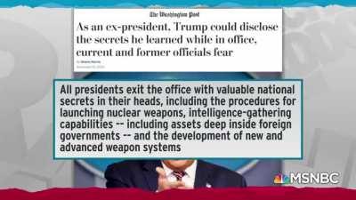 Trump's Debt, Greed, And Loose Lips Raise Security Concerns After Office