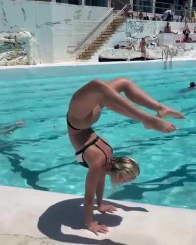 Boring time by the pool