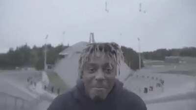 Juice vibing while filming Armed and Dangerous. So nice to see him happy :/