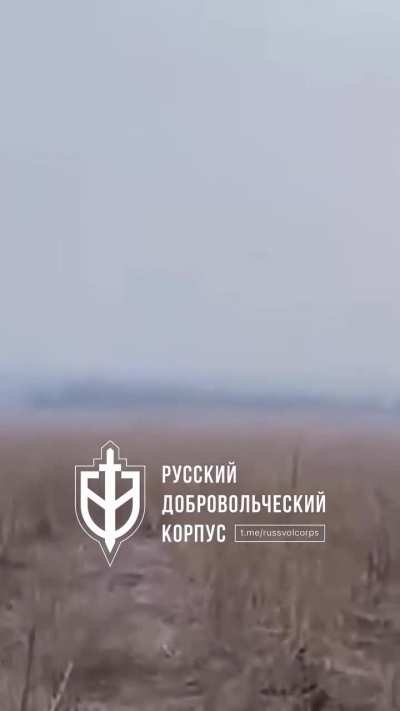 The work of corps scouts with anti-tank missiles against the enemy at the Graivoron checkpoint. Russian Volunteer Corps, December 2024