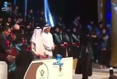 To celebrate her graduation