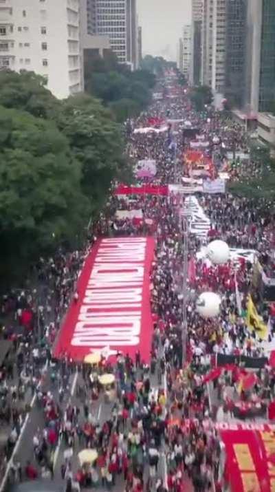 Manifestação na Av. Paulista contra o governo Bolsonaro #19J