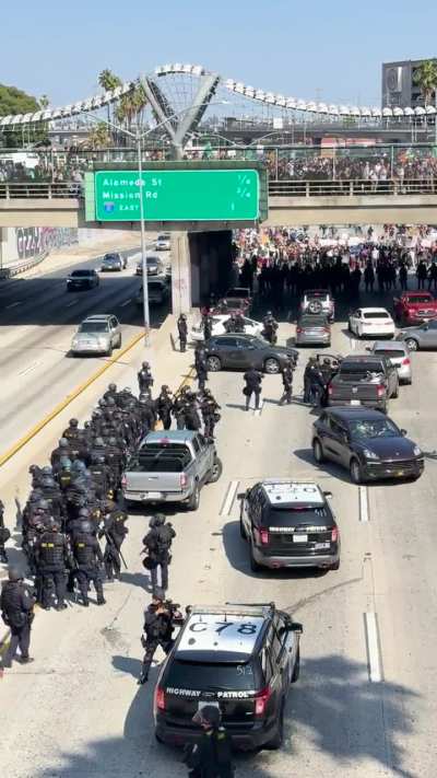 Downtown LA Ice Protests 6-8-2025