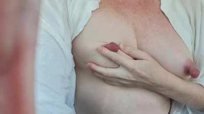 feeling engorged, come milk me and I'll do the same